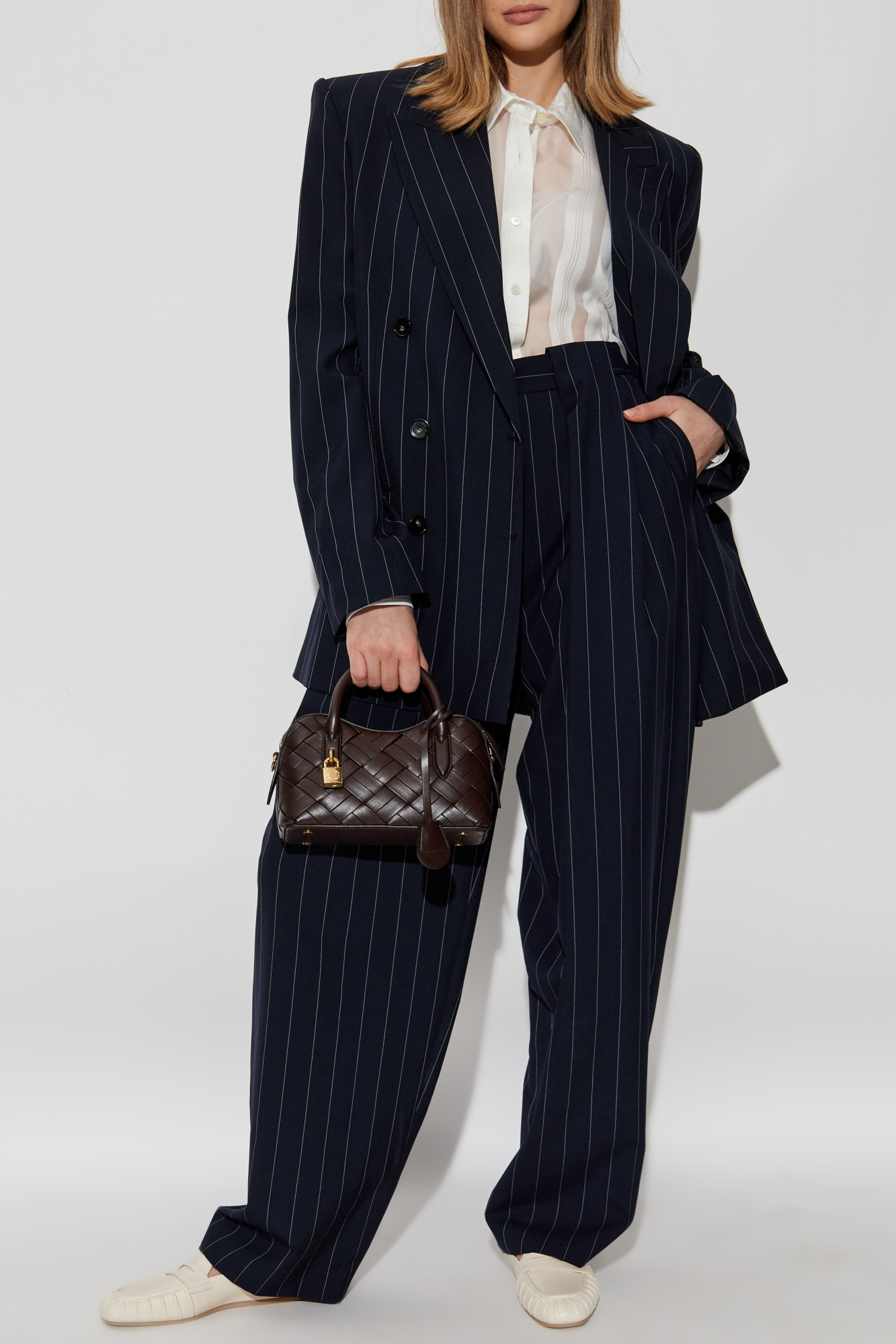 White Silk shirt with a loose fit Stella McCartney - Vitkac